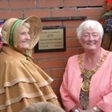 The commemorative plaque is unveiled by the Mayor,  Councillor Carol Wardle.  T Young